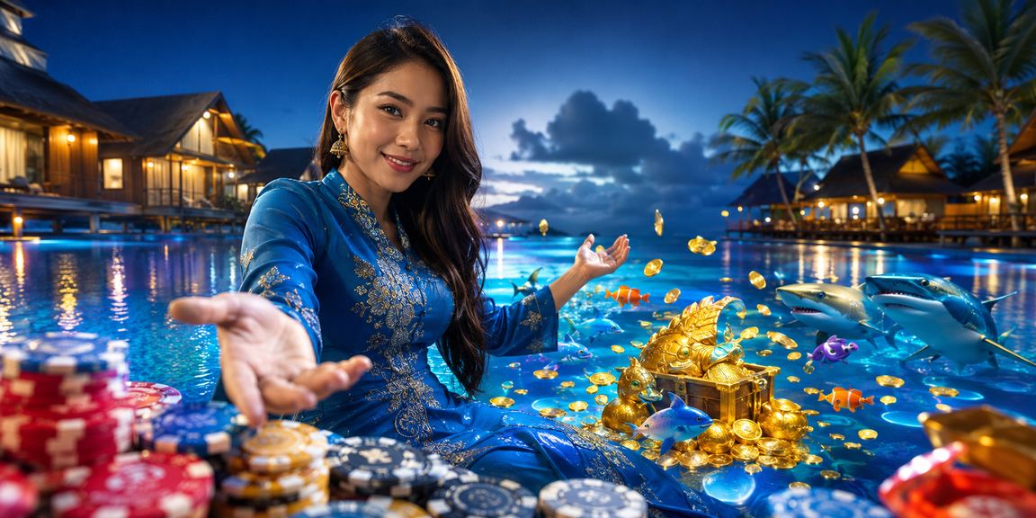 Permainan tembak ikan gaya Malaysia di 16000